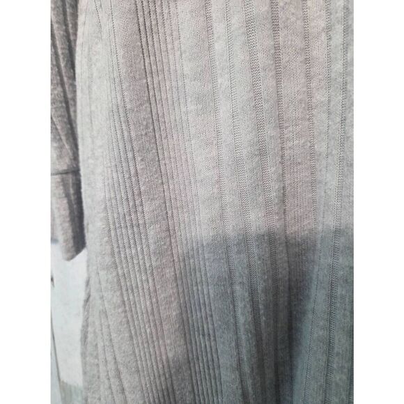 Soft Surroundings Loungy Lover Cozy Ribbed Hooded Jersey Midi Dress Sz. S - Picture 8 of 10